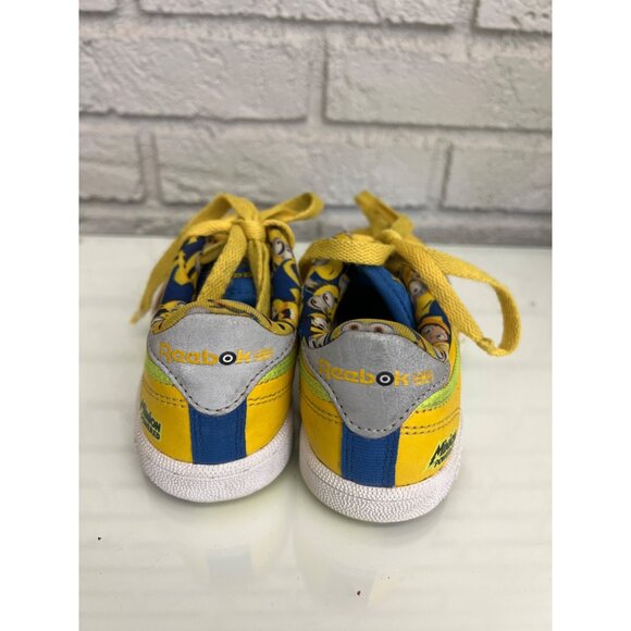 Reebok  Illumination's  Minion x Club C Yellow Unisex Kids Size 11 - Picture 5 of 9